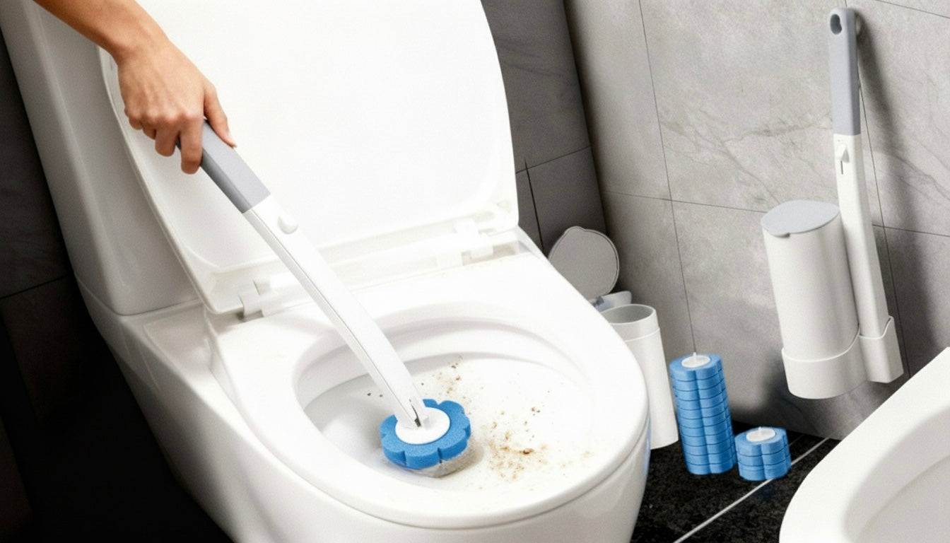 2x Disposable Toilet Brush